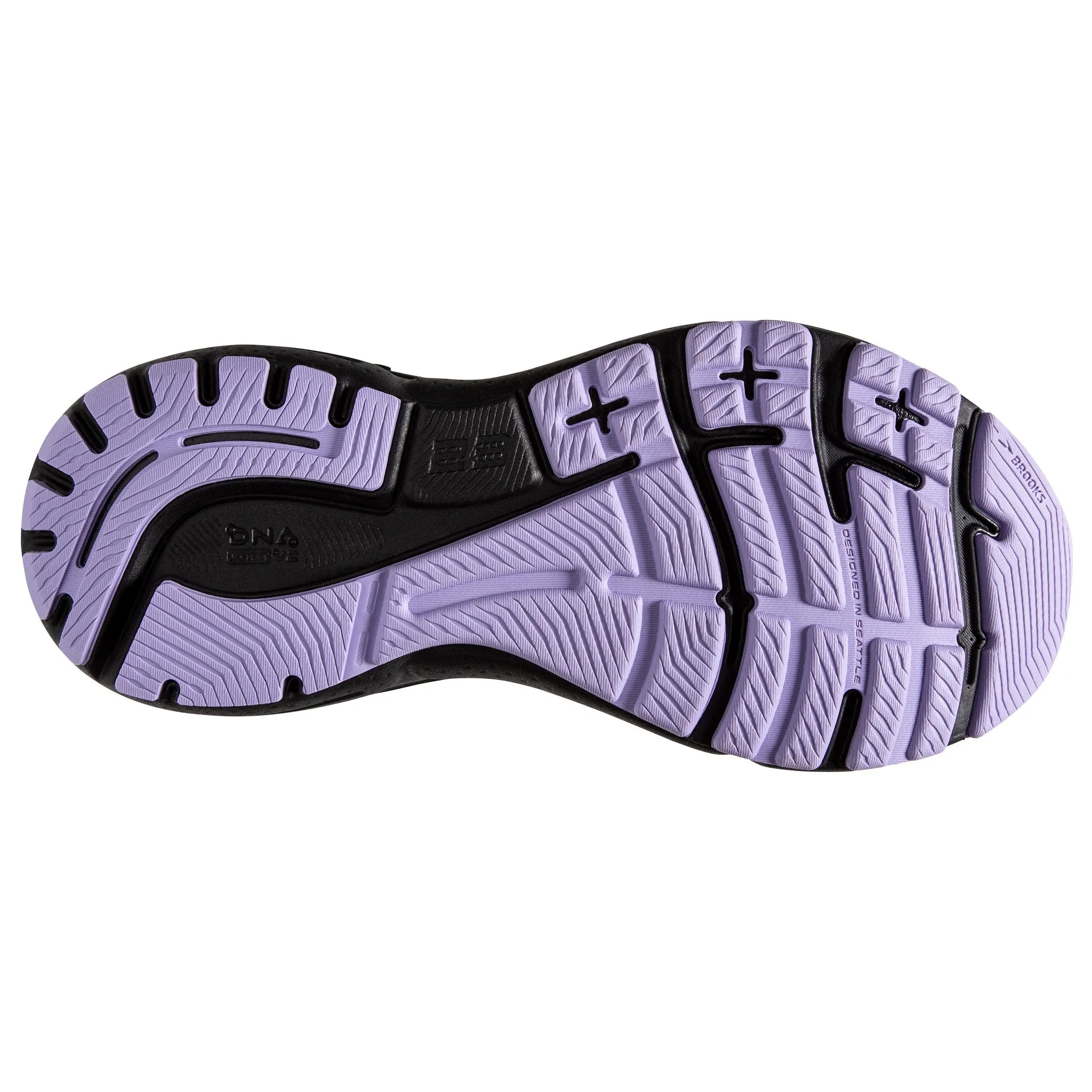 WOMEN'S ADRENALINE 23 - WIDE D - 039 GREY/BLACK/PURPLE