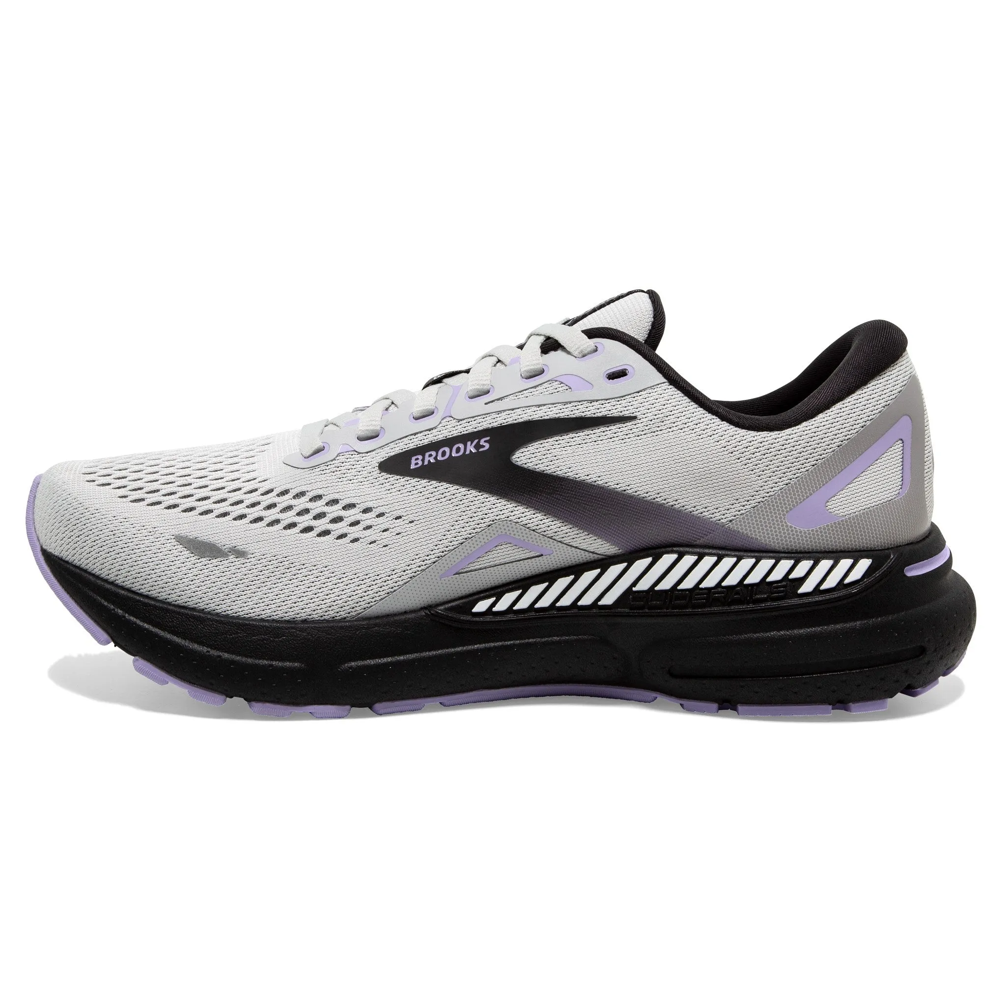 WOMEN'S ADRENALINE 23 - WIDE D - 039 GREY/BLACK/PURPLE
