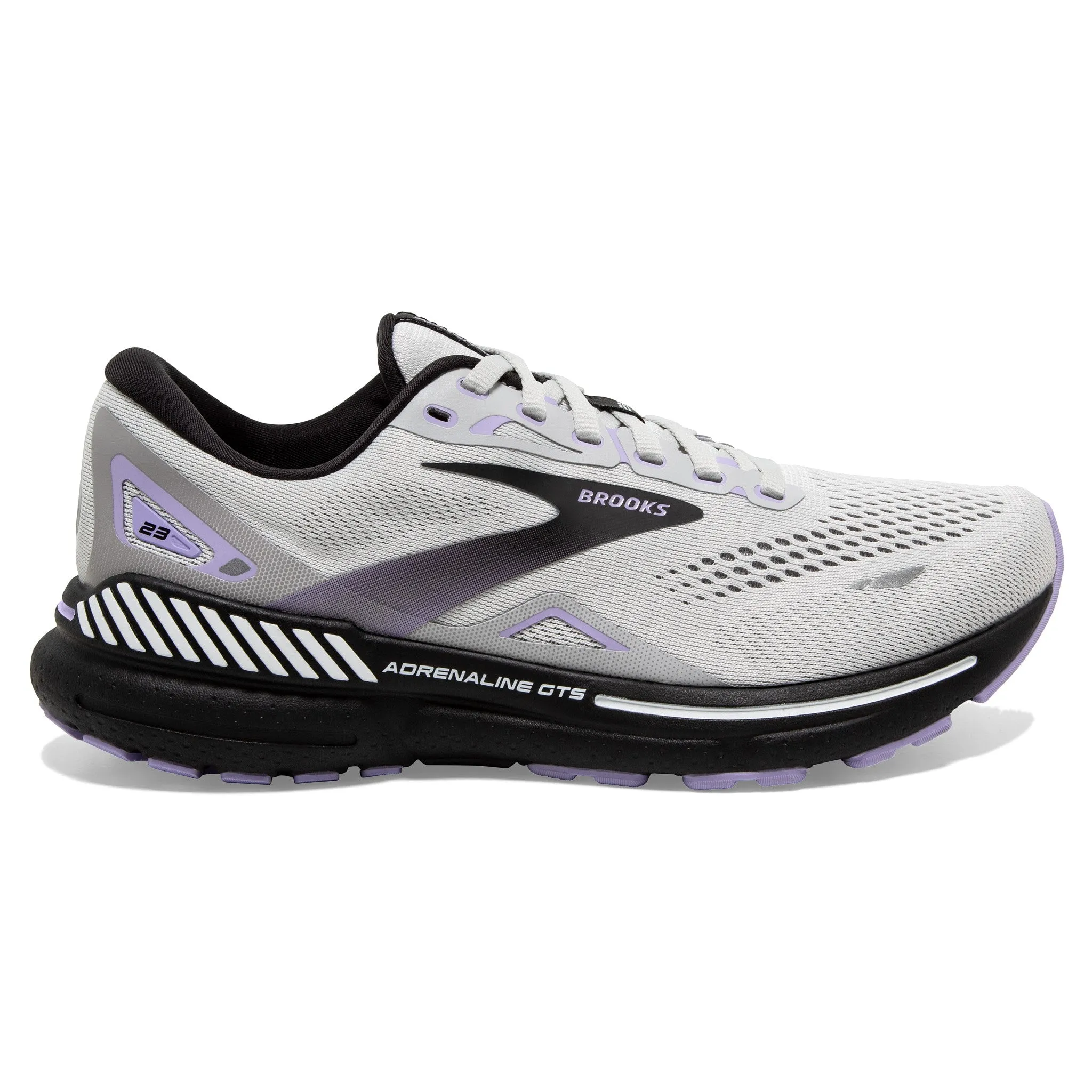 WOMEN'S ADRENALINE 23 - WIDE D - 039 GREY/BLACK/PURPLE
