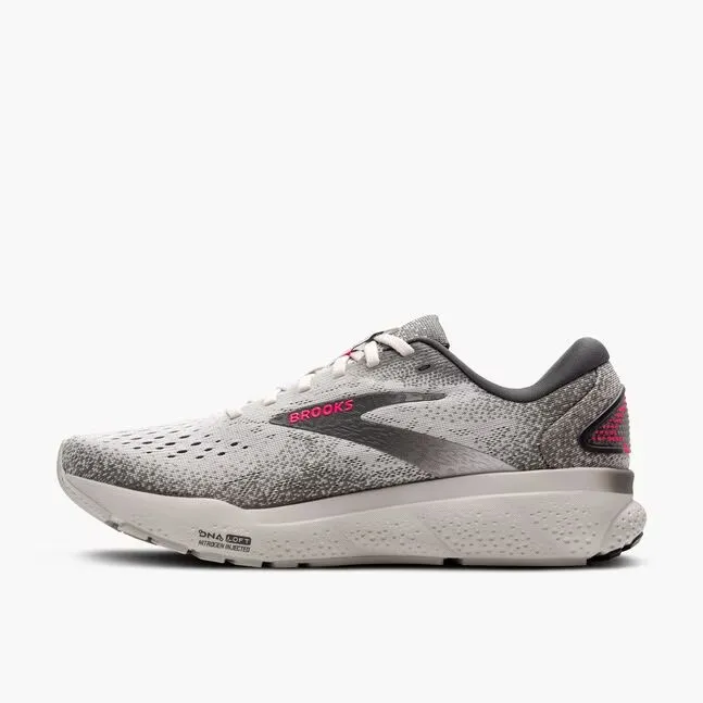 Women's Brooks Ghost 16 (Grey Gargoyle Pink)